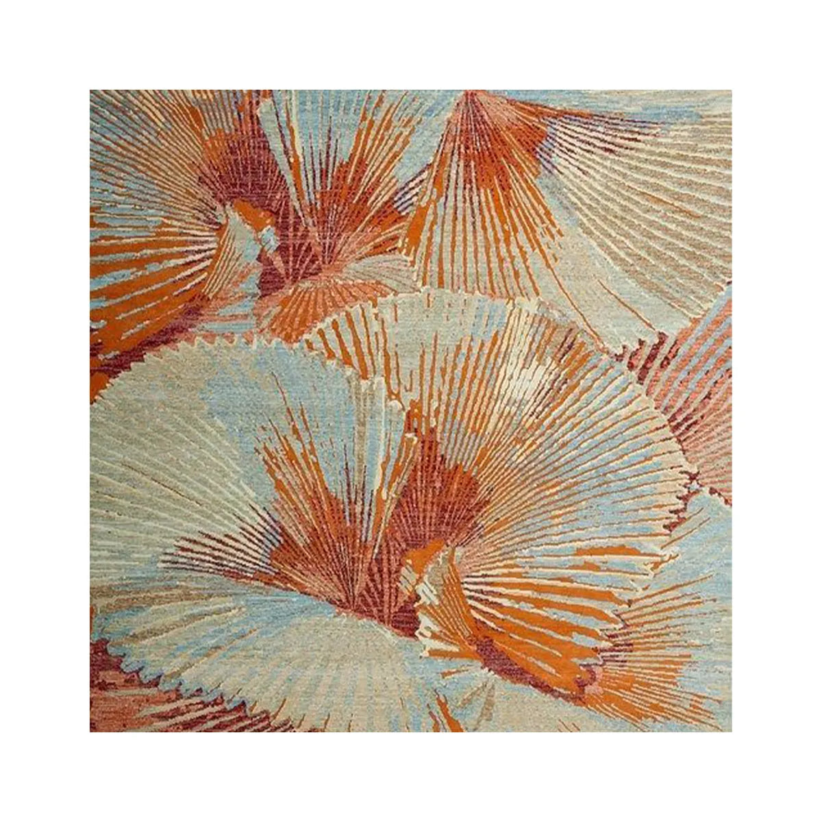Orange Hand Tufted Carpet